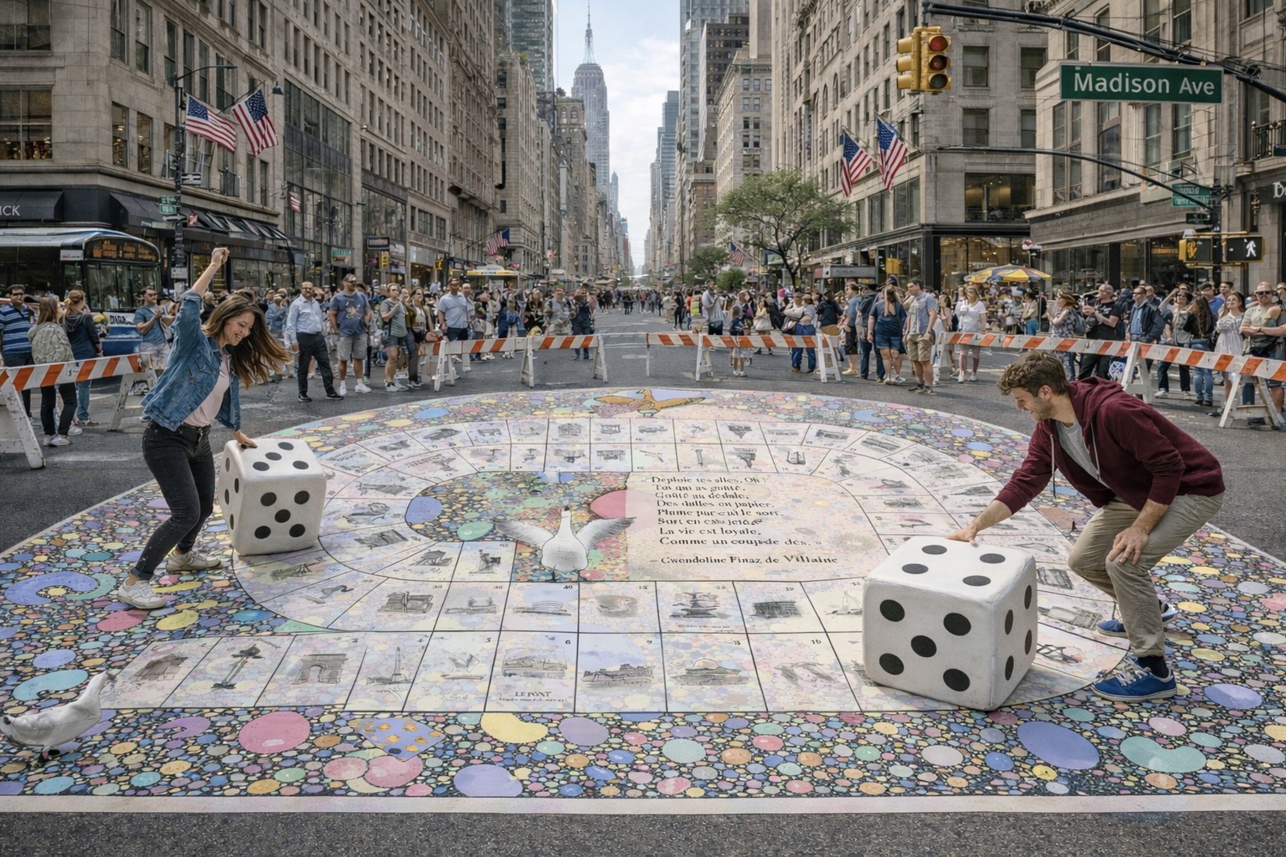Installation on Madison Avenue